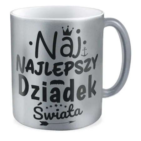 Kubek srebrny dla DZIADKA Naj najlepszy